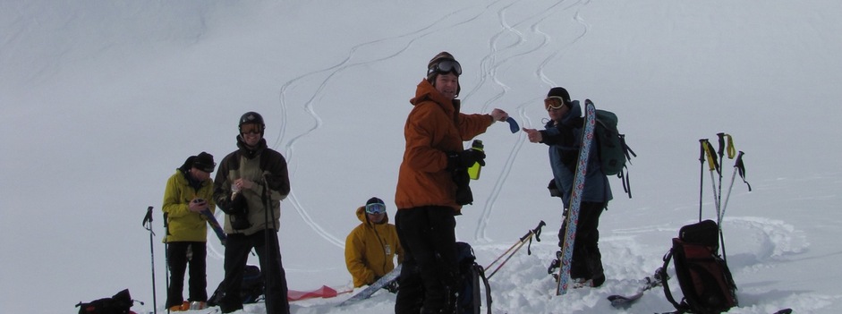 Heli ski tour